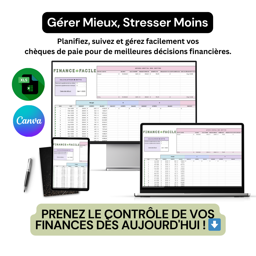 Le Pack Financier Complet–Spécial Black Friday (pack 4-en-1) FinanceFacile